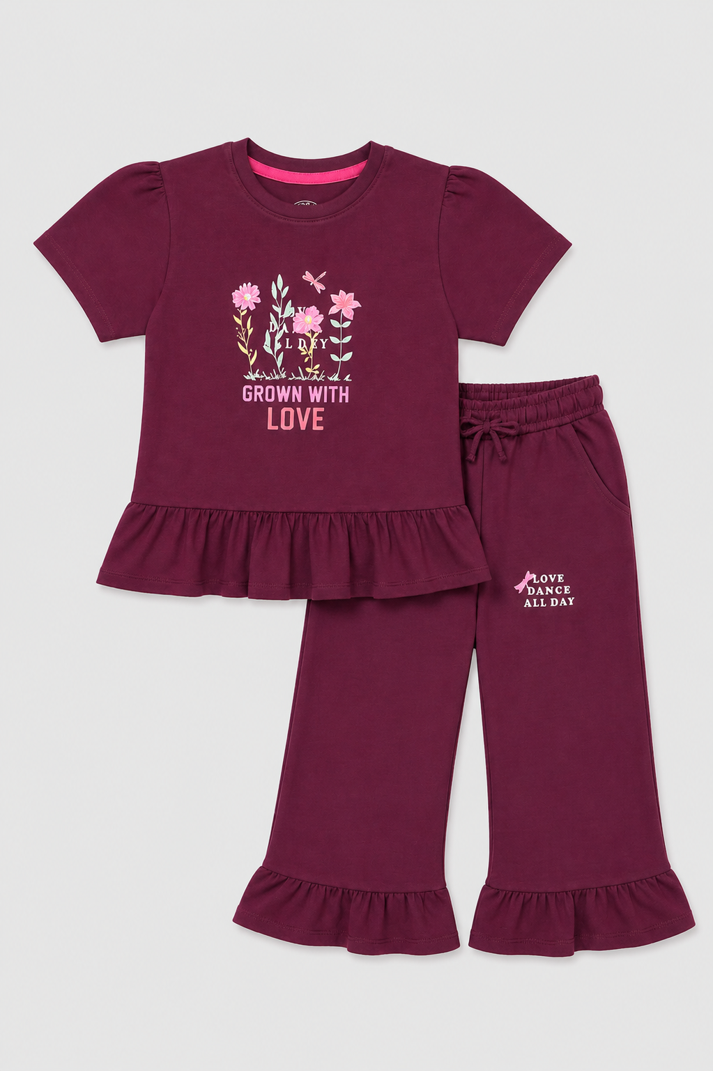 Girls Blossom Love Co-ord Set