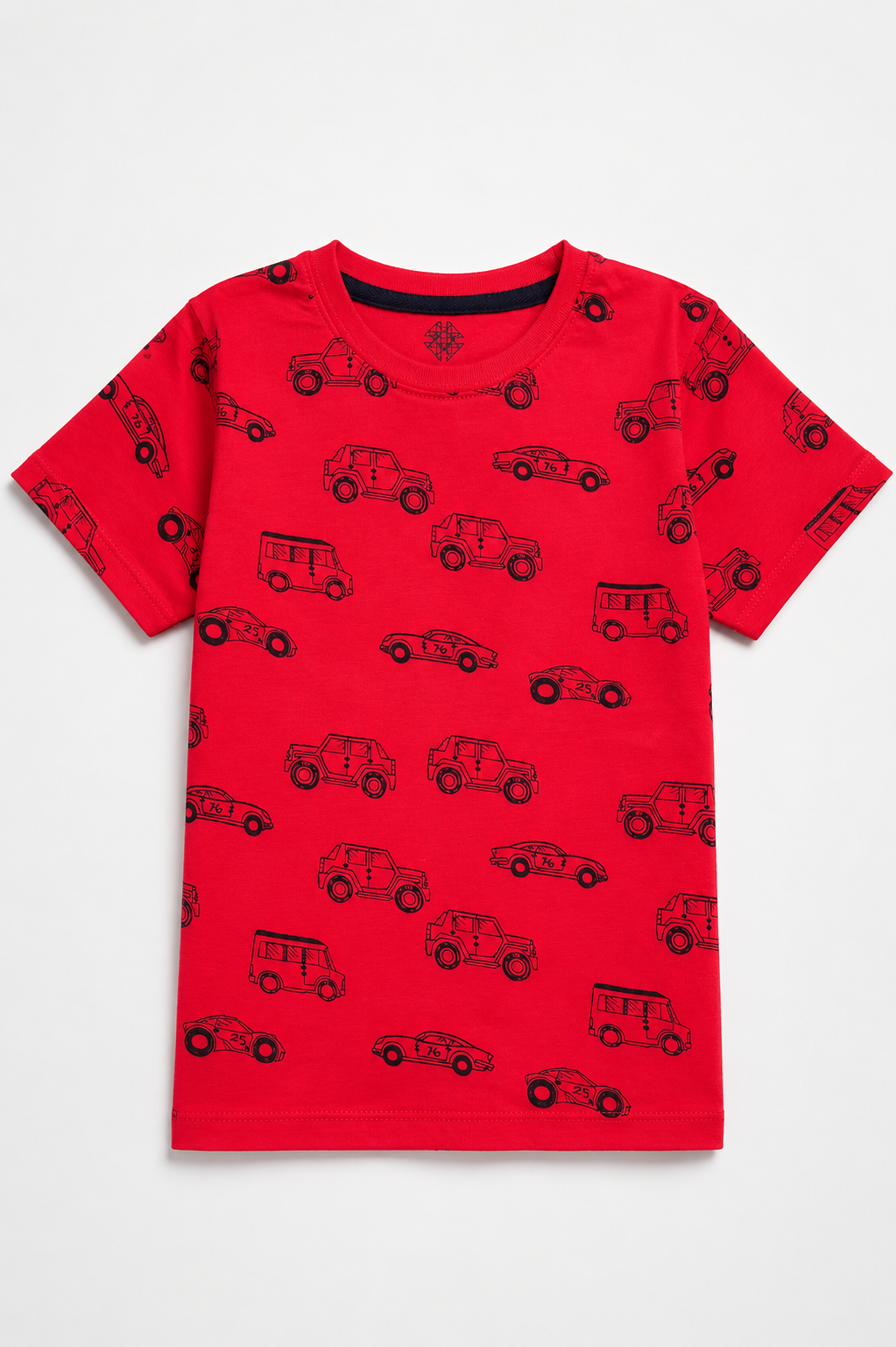 Boy's red color Jeep T-Shirt