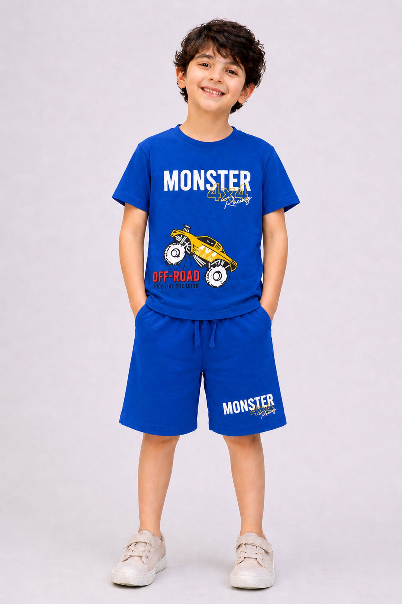 Boys blue 4x4 Co-ord Set