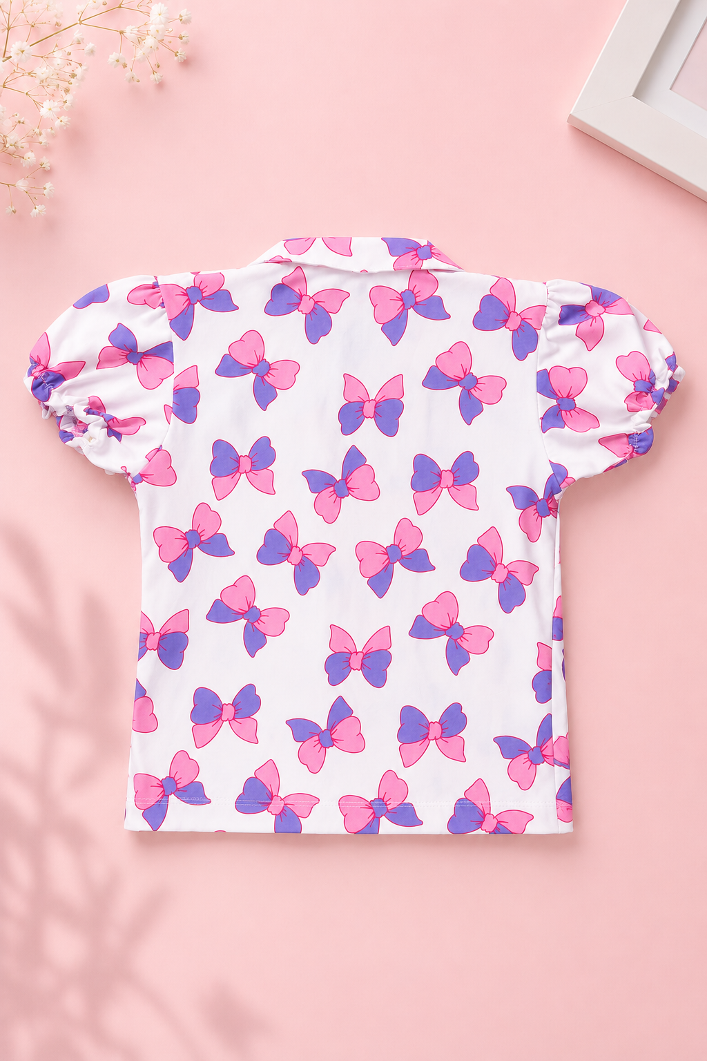 Girls Candy Bow Princess Shirt