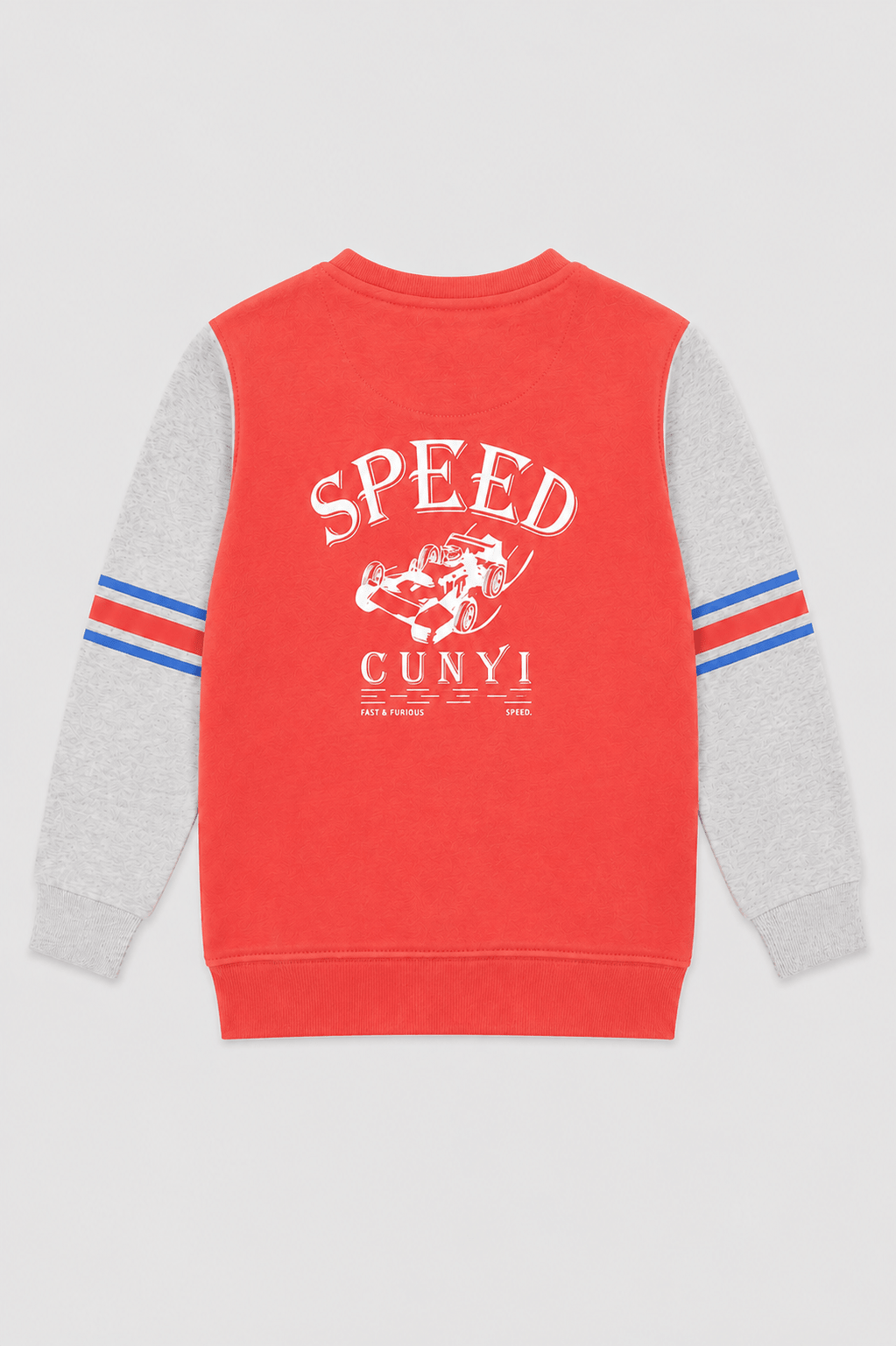 Boy Speed Racer Color-Block Sweatshirt - Giggles Crew