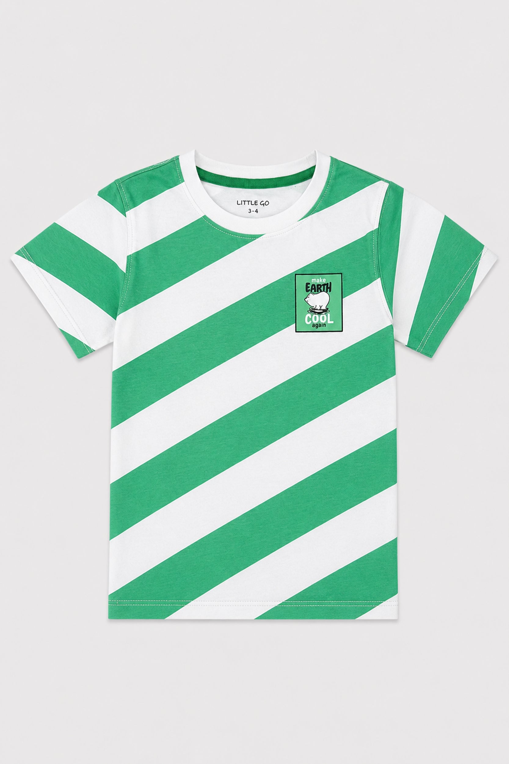 Boy's Eco Striped shirt - Giggles Crew