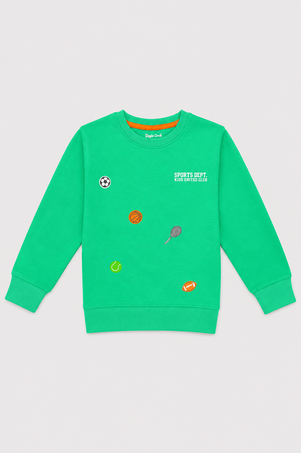 Boys Green Fleece Sweatshirt - Giggles Crew
