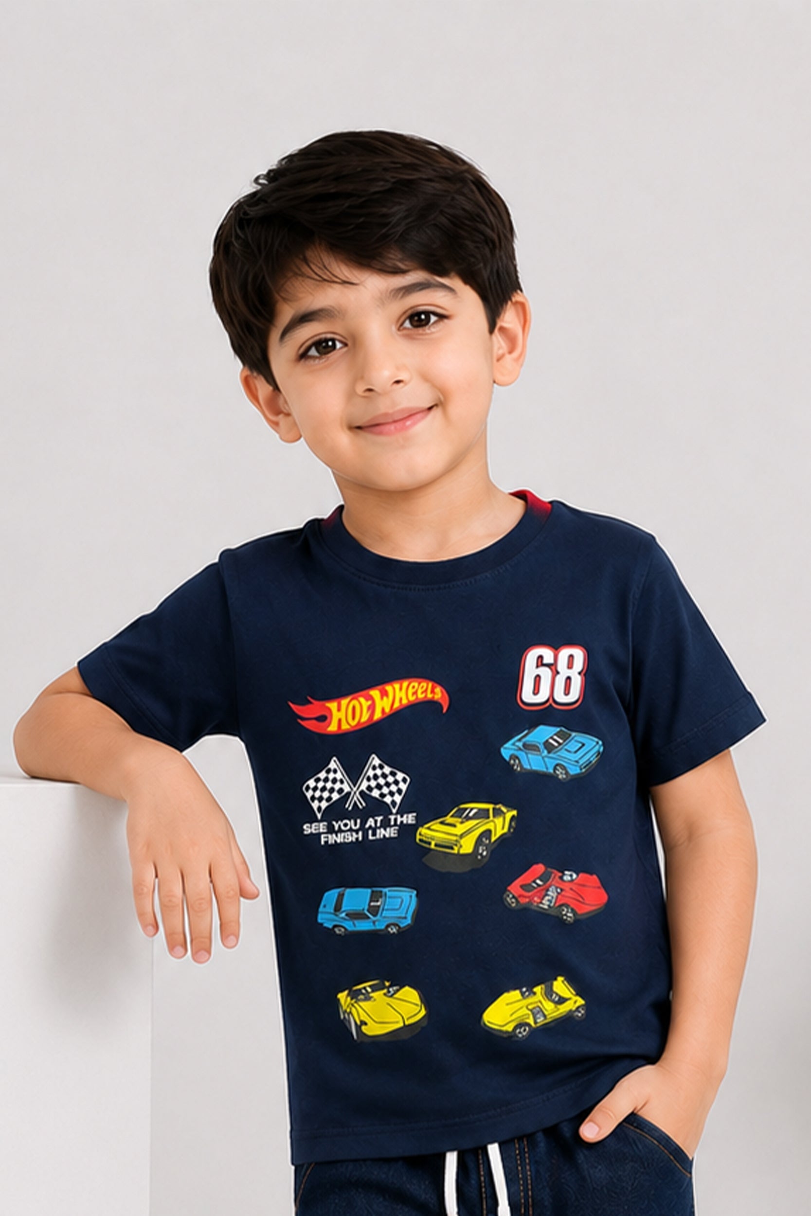 Boy's Hot Wheels T-Shirt - Giggles Crew