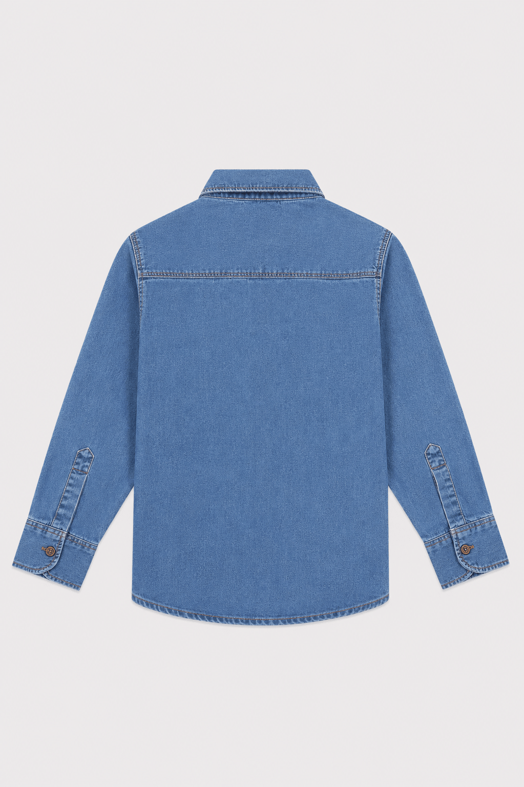 Boys light denimm shirt DC - Giggles Crew