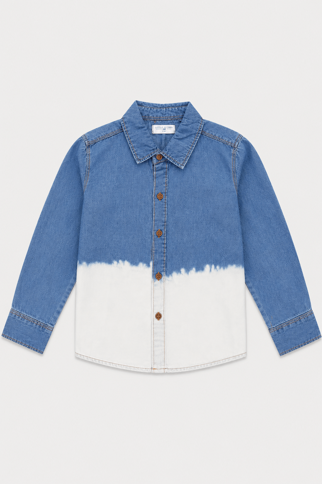 Boys light denimm shirt LW - Giggles Crew