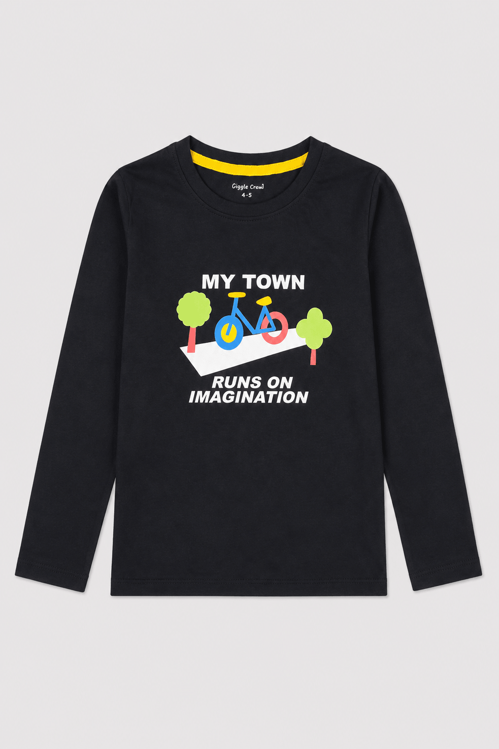 Boys' My Town Adventure Full Sleeve T-Shirt - Giggles Crew