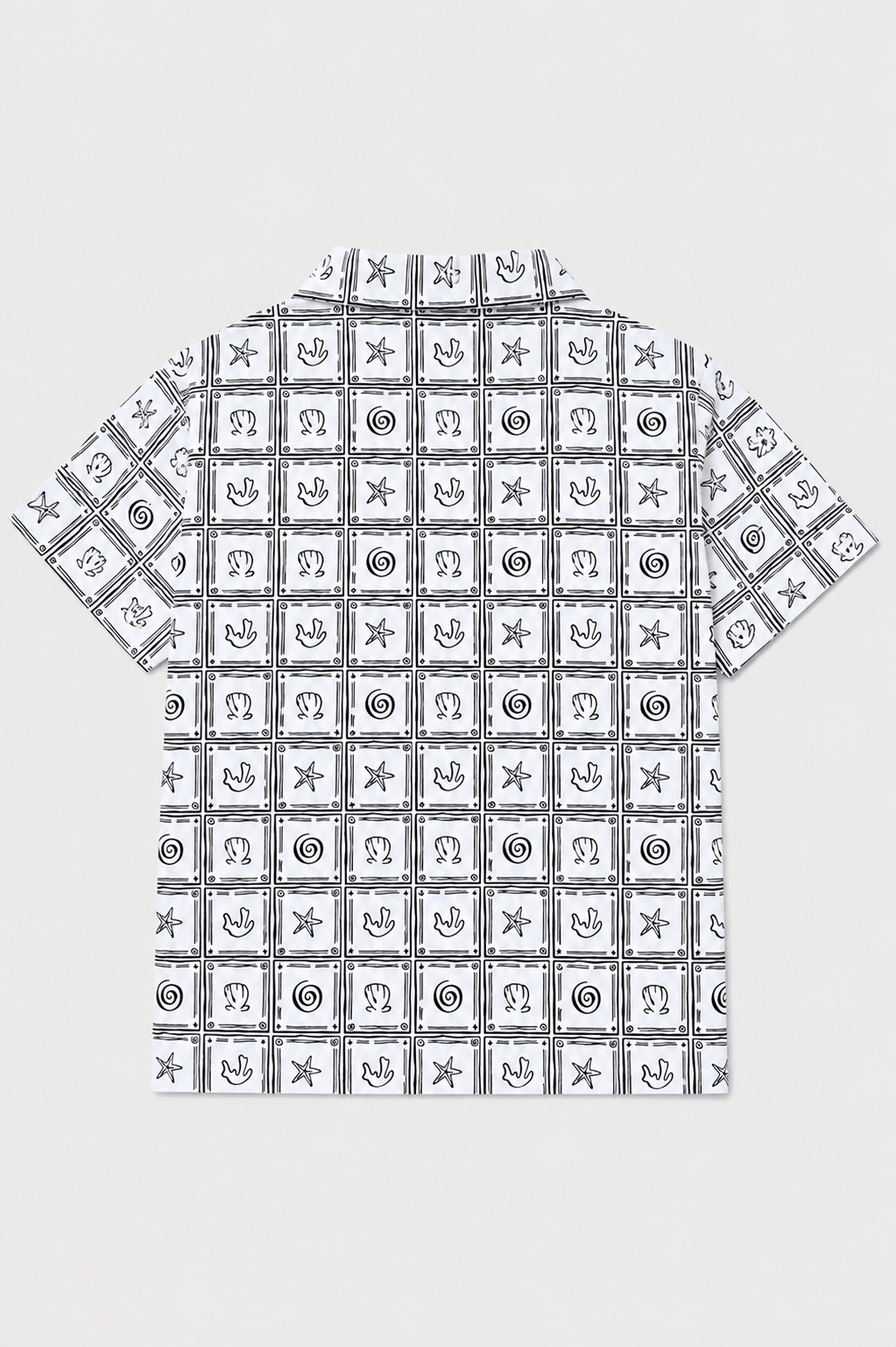 Boys Ocean Tiles Resort Shirt - Giggles Crew