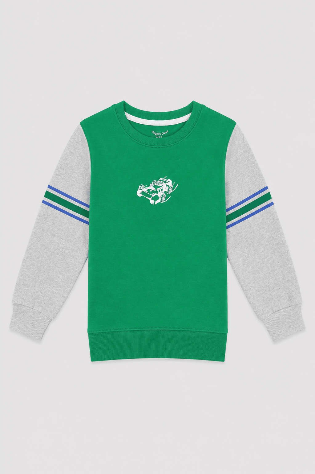 Boys Racing Stripe Sweatshirt - Giggles Crew