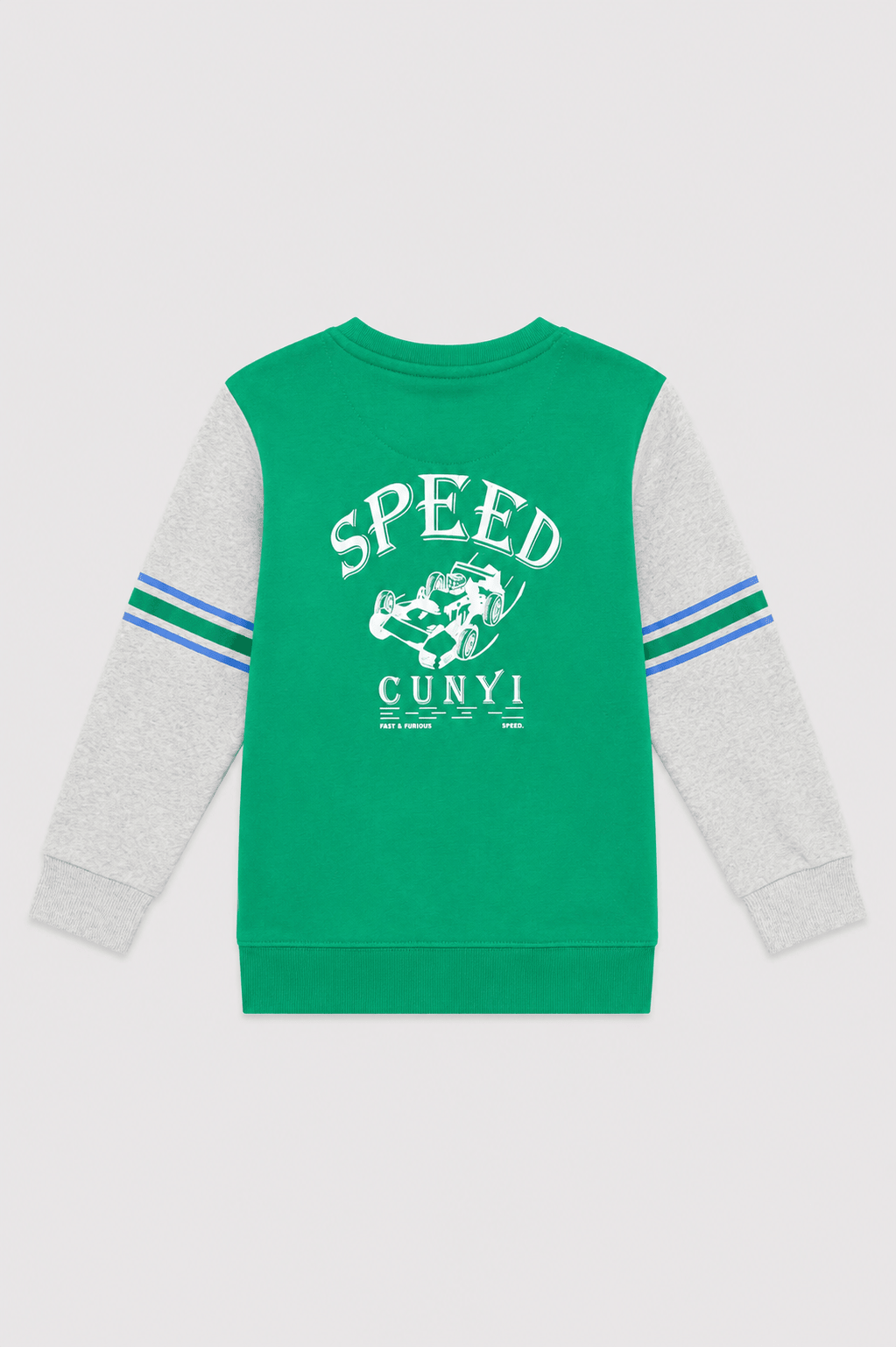 Boys Racing Stripe Sweatshirt - Giggles Crew