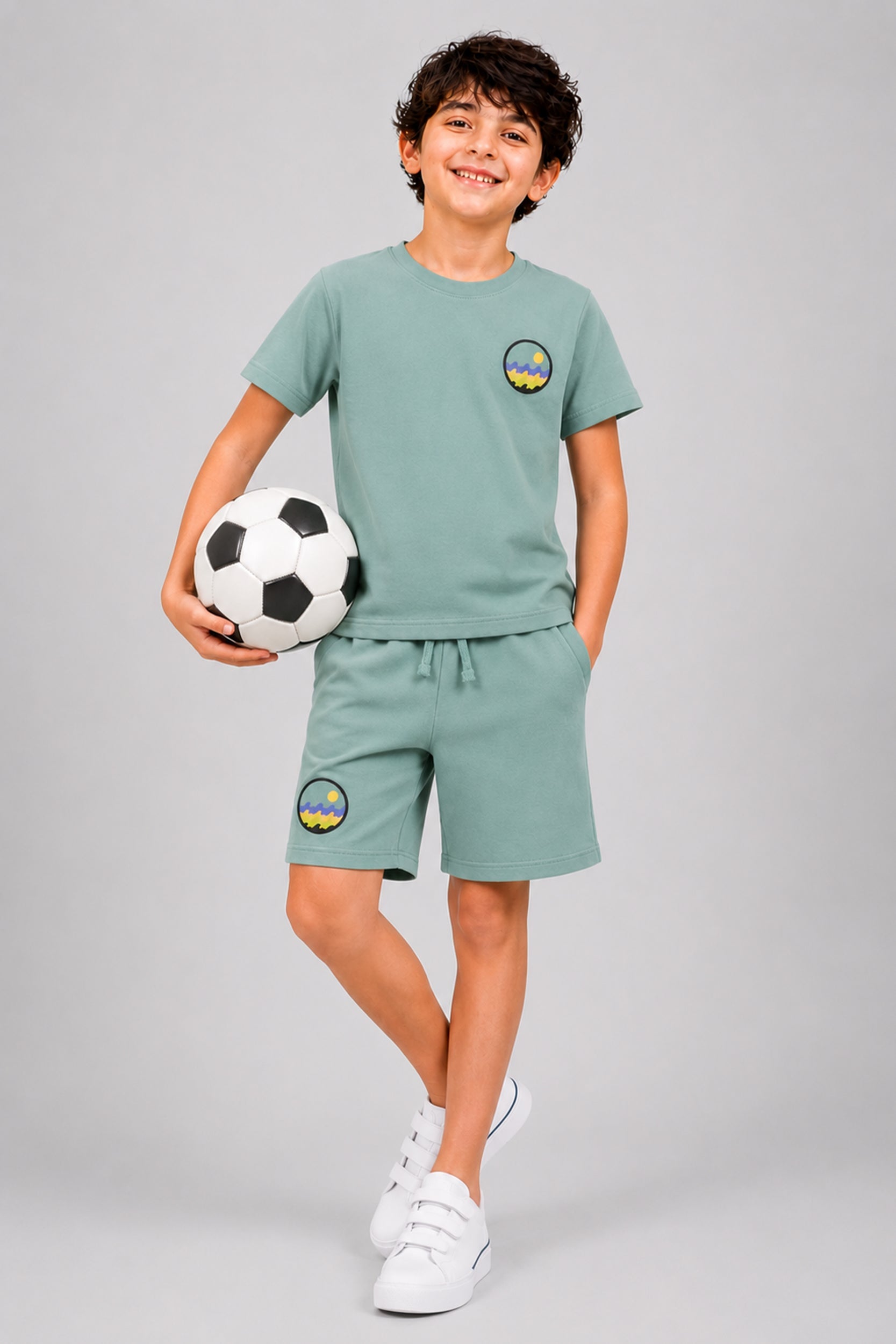 Boys Sage Wave Adventure Co-ord Set - Giggles Crew