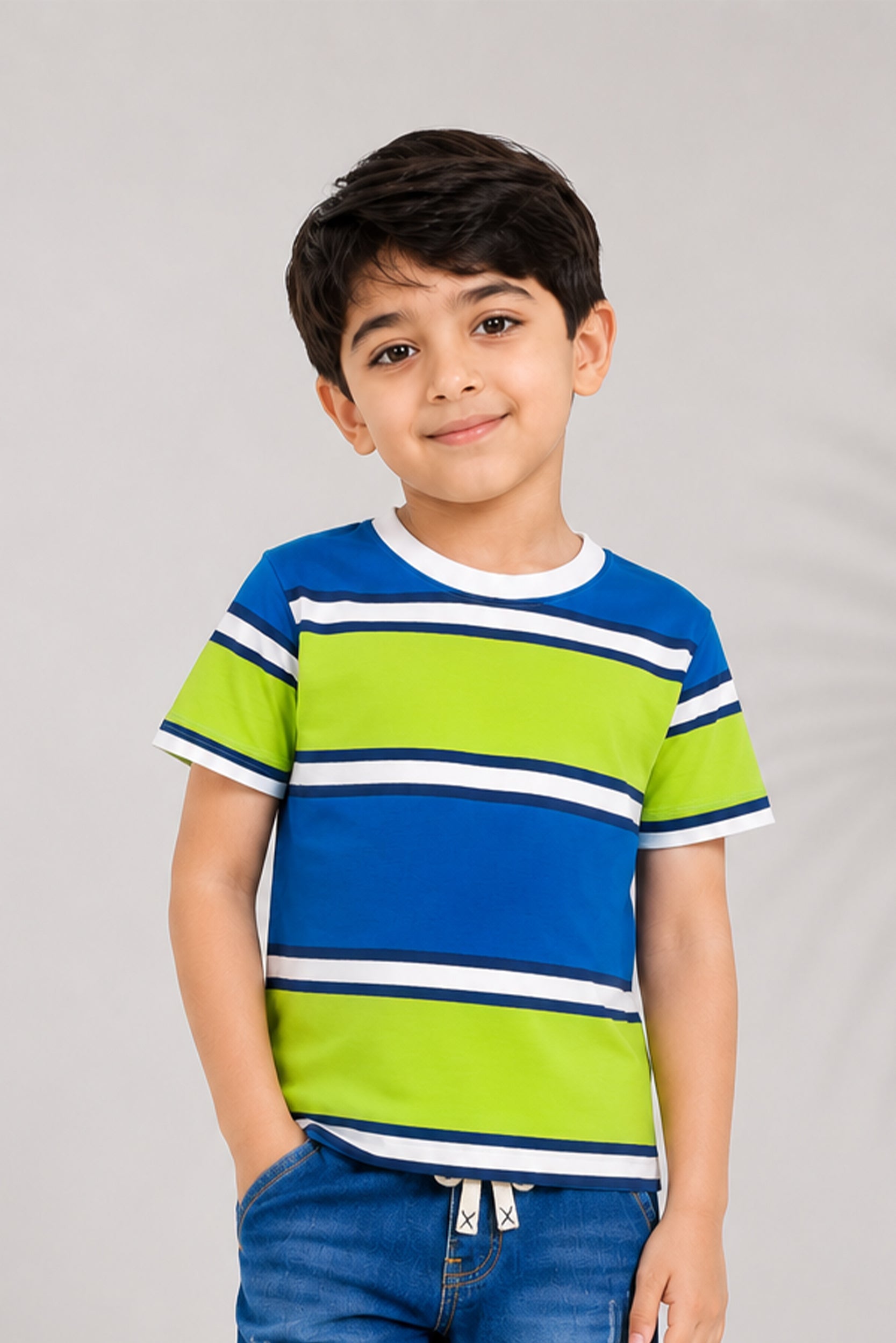 Boys striped T Shirt - Giggles Crew