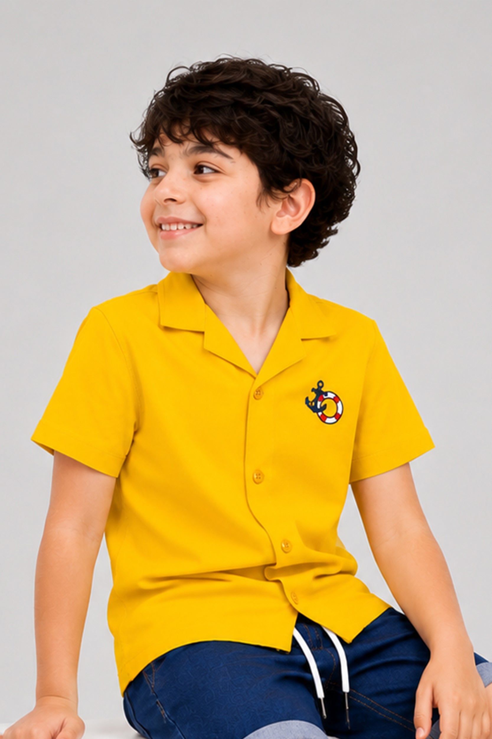 Boys Sunny Sail Polo Shirt - Giggles Crew