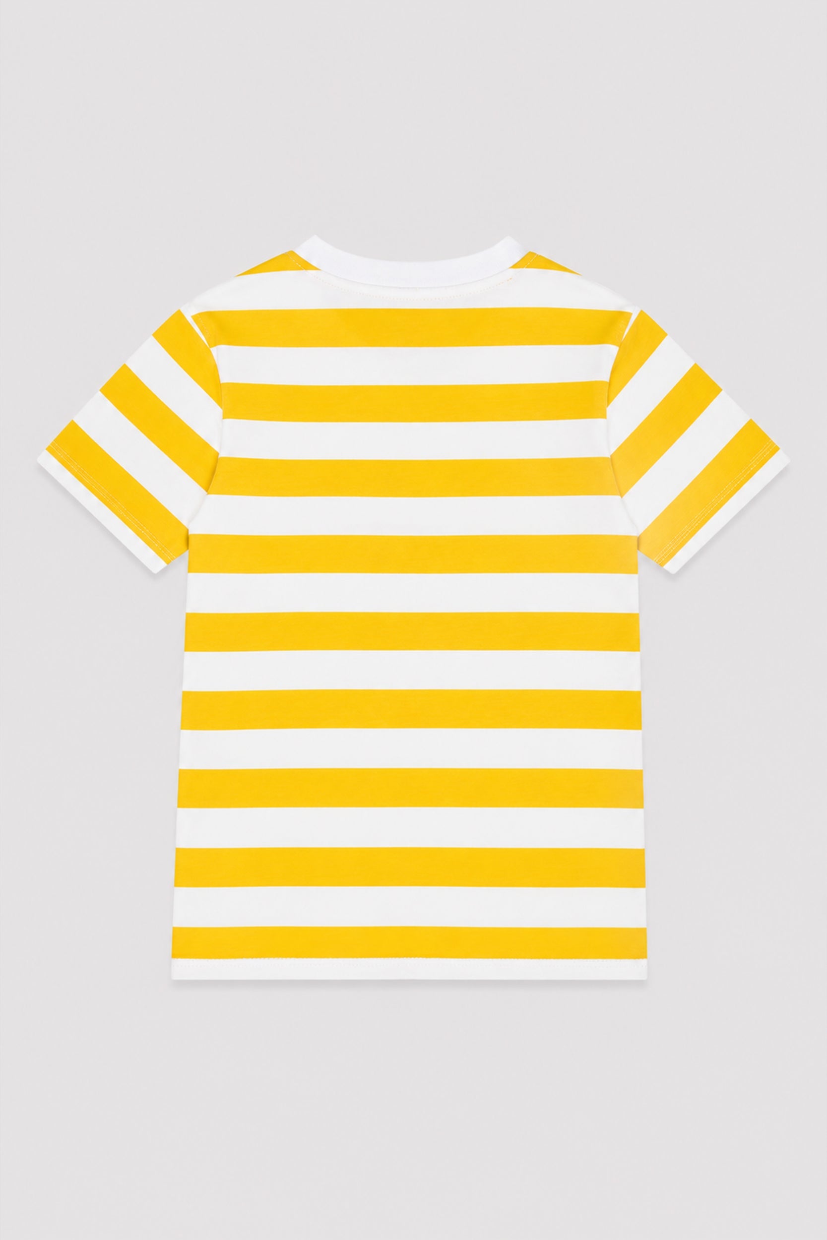 Boy's yellow Striped Henley shirt - Giggles Crew