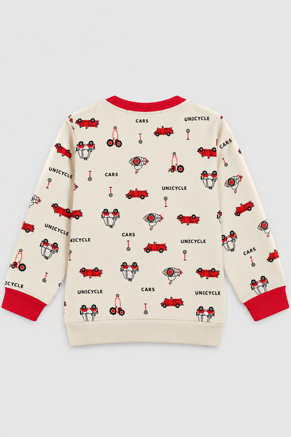 Boys Car Print Sweatshirt