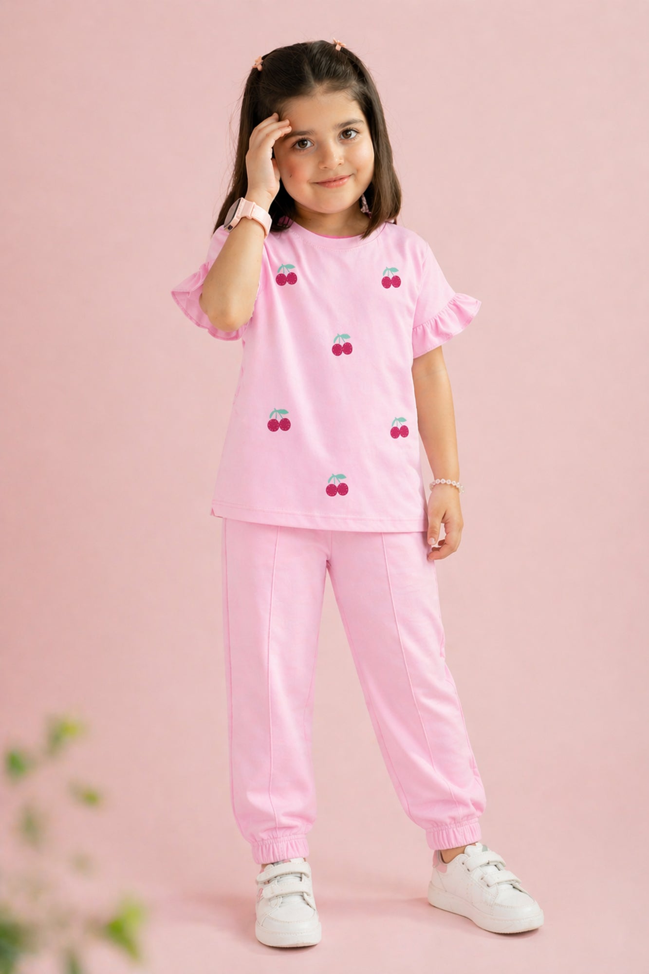 Girls Pink Coord set