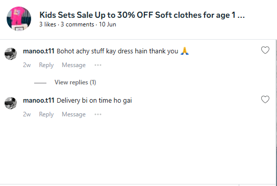 Customer review