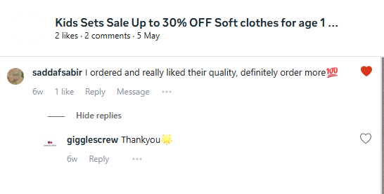 Customer review