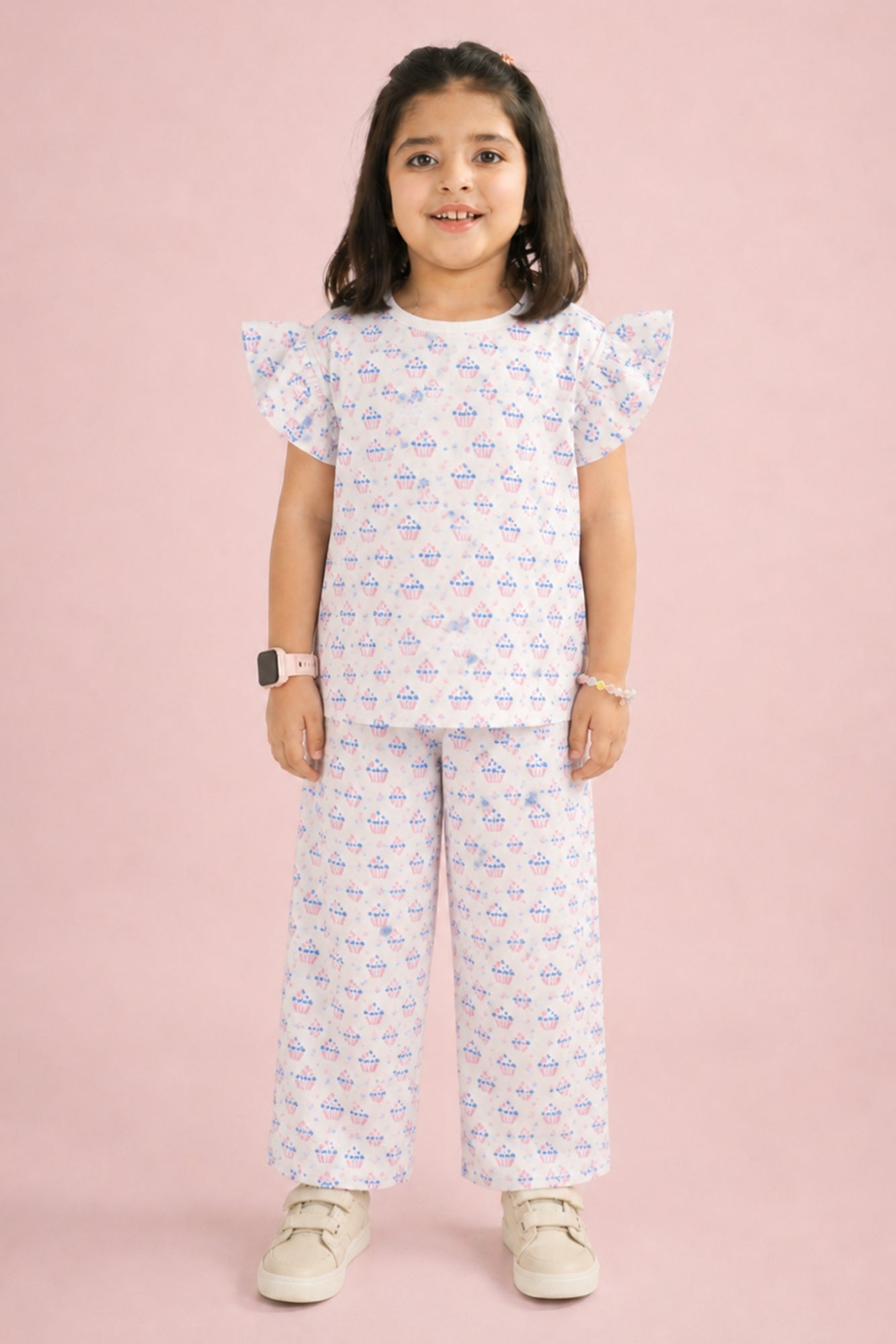 Girls Cupcake Charm Lounge coordSet