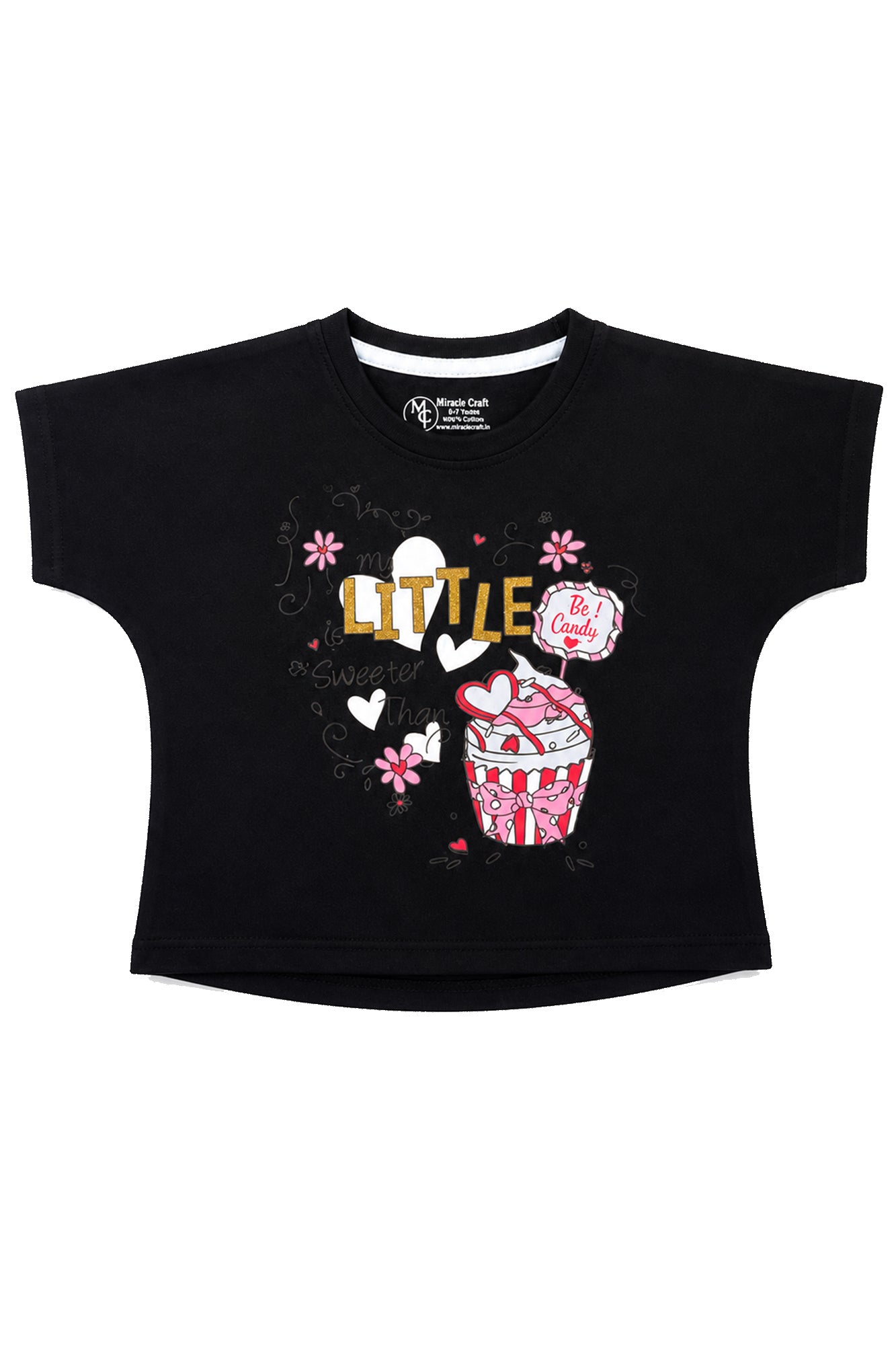 Girls Little Candy Cupcake Tee