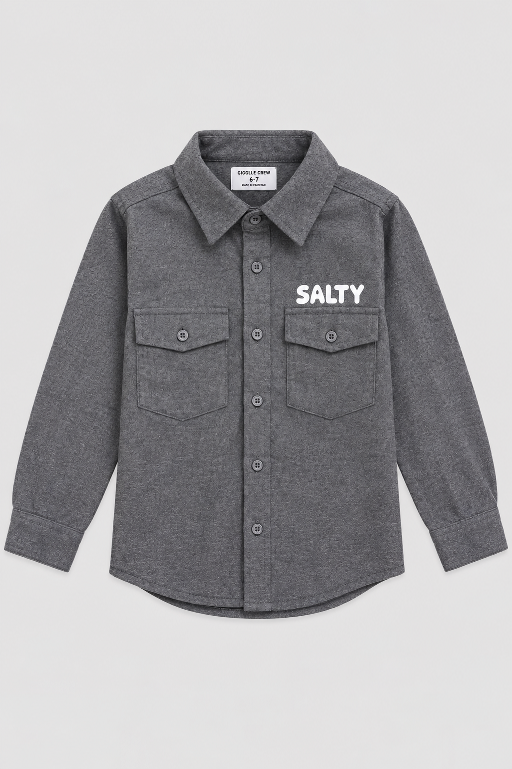 Boys Salty Pocket Full-Sleeve Shirt