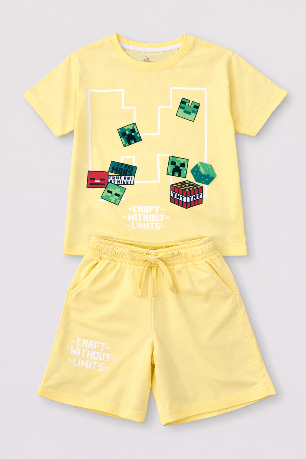 Boys light yellow coord set
