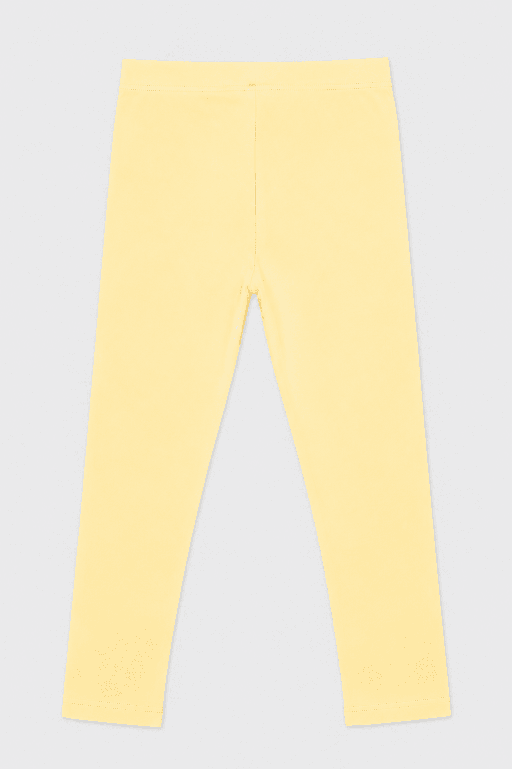 Girls Butter Yellow Cotton Tights - Giggles Crew