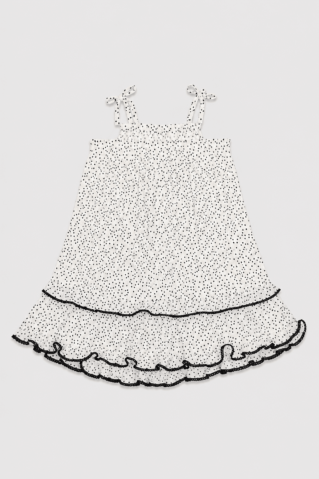 Girls Polka Dot Ruffle Sundress frock - Giggles Crew