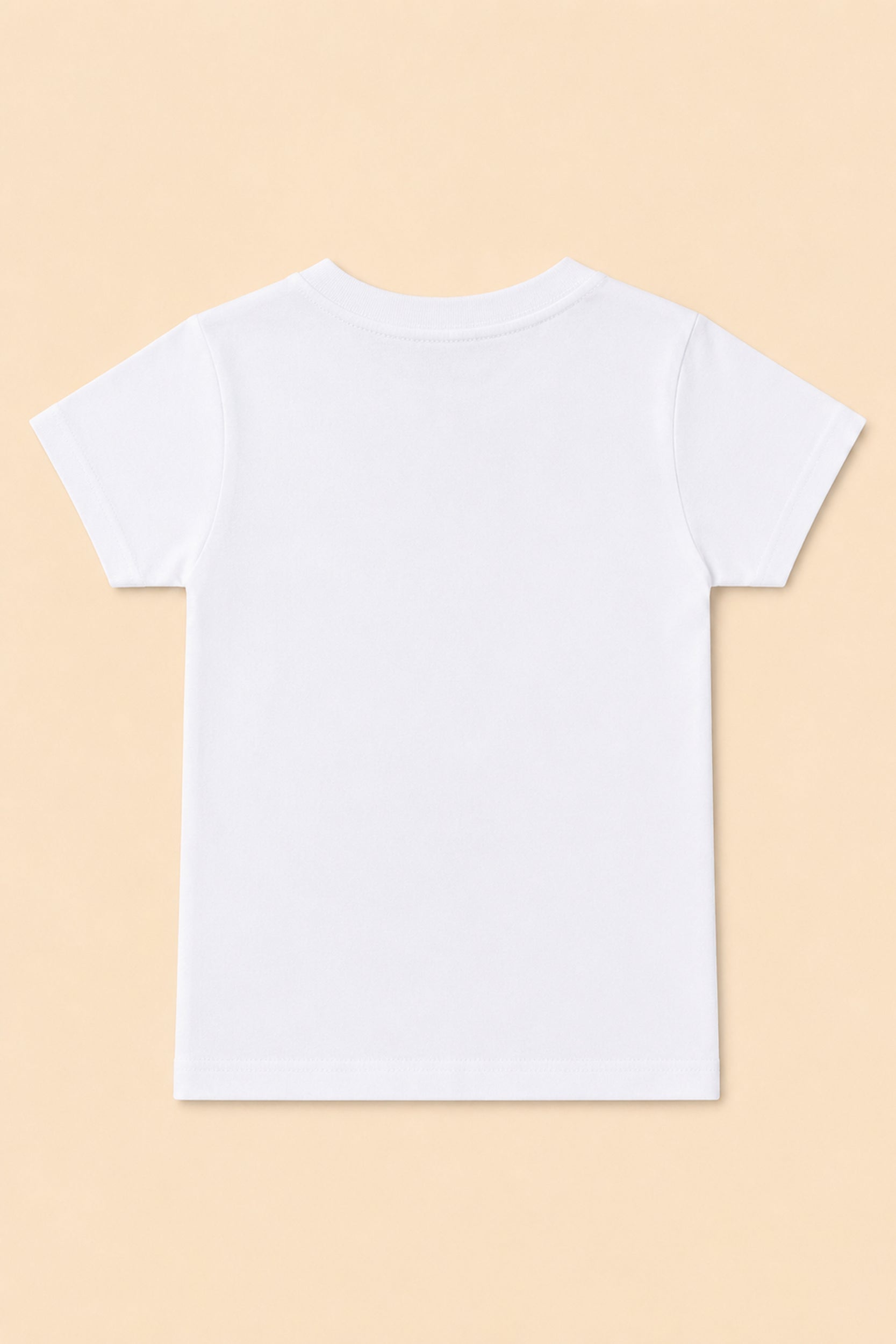 Girls White Bow Charm Wrap T-Shirt - Giggles Crew