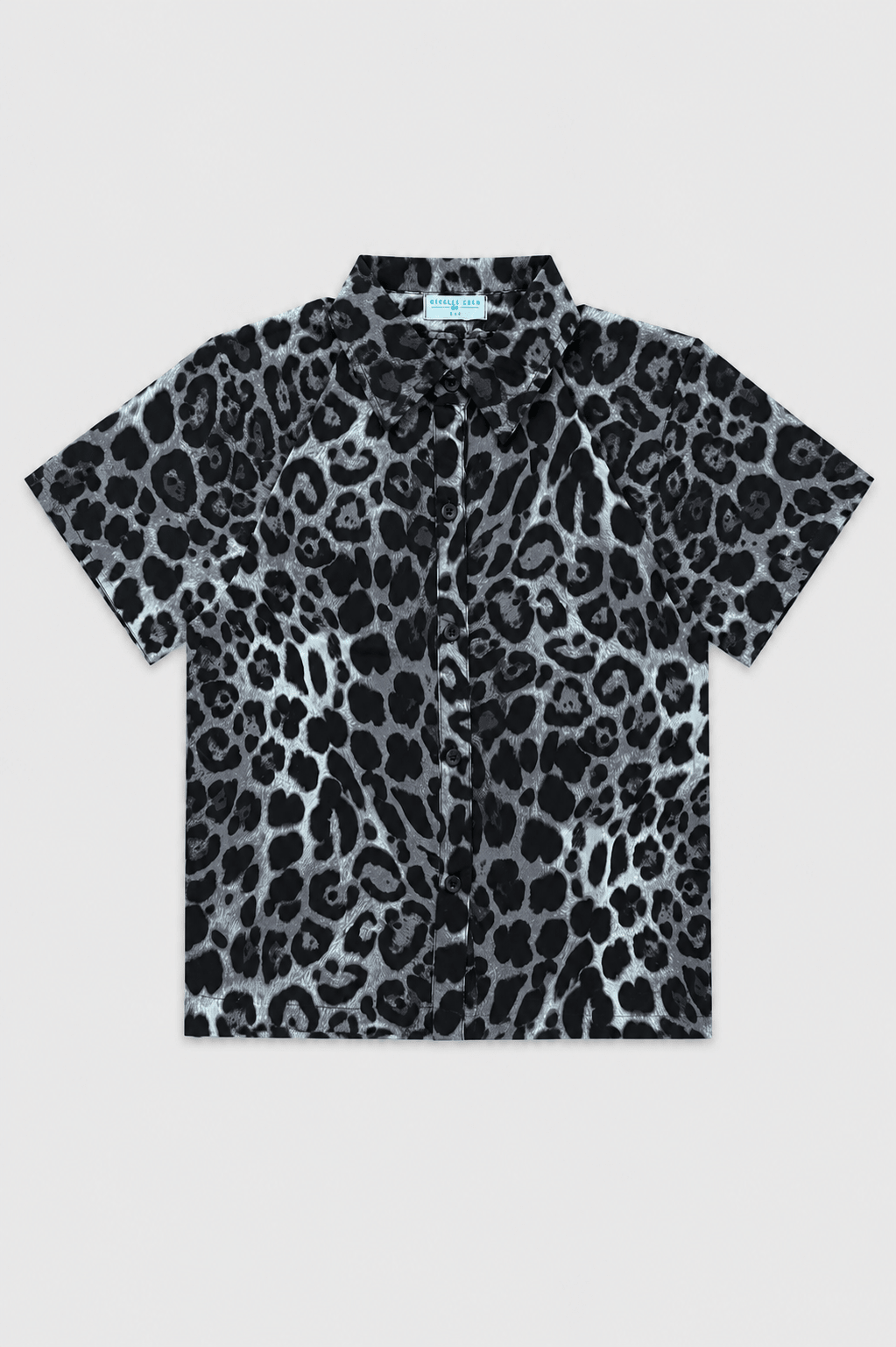 Monochrome Leopard Print Shirt - Giggles Crew