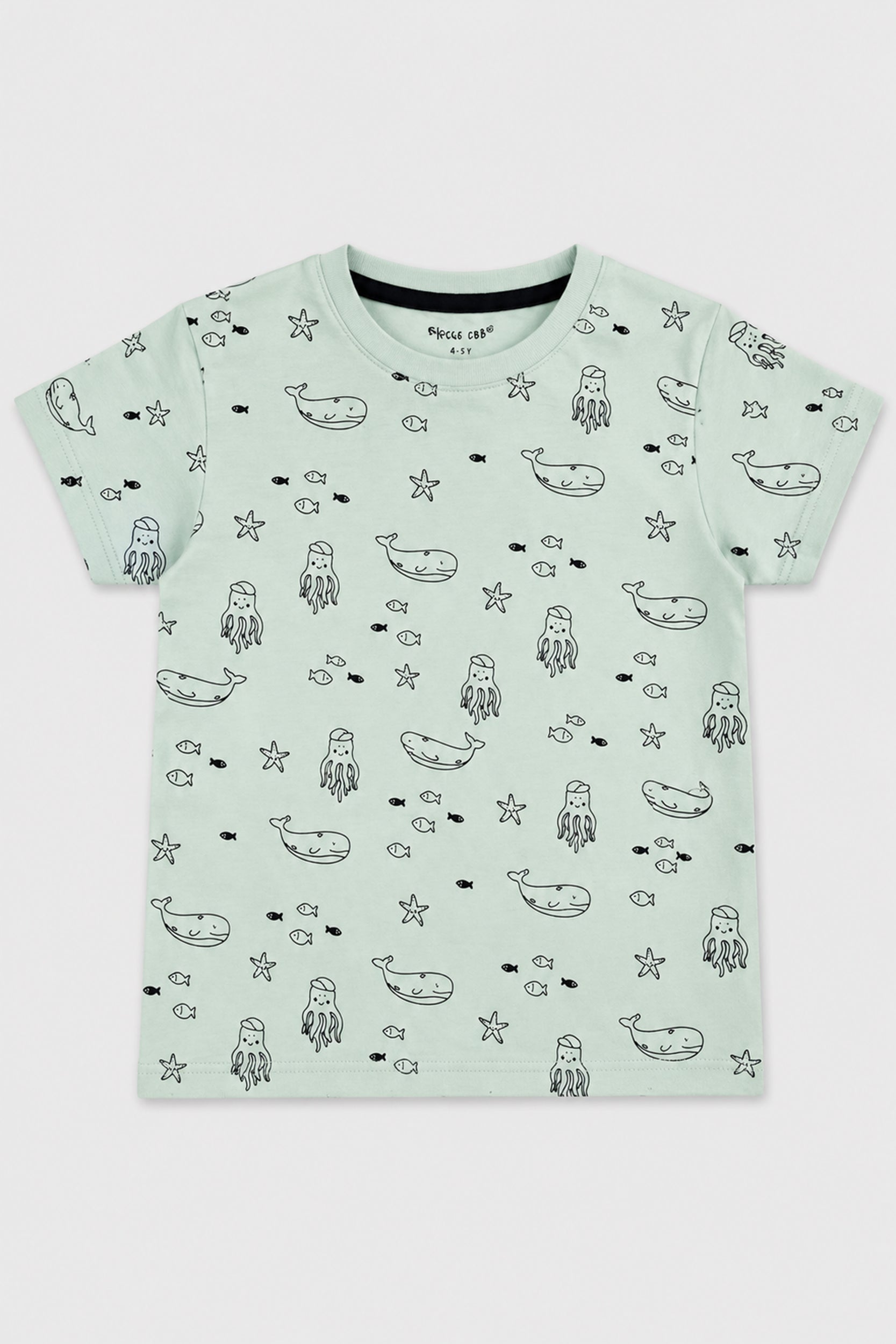 Ocean mint green Boys Co-Ord Set - Giggles Crew